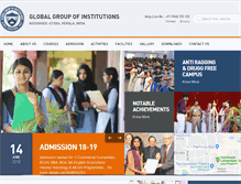 Tablet Screenshot of globalinstitutions.com